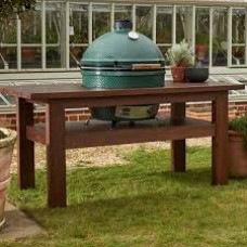 Big Green Egg XL Premium Royal Mahogany Table Bundle