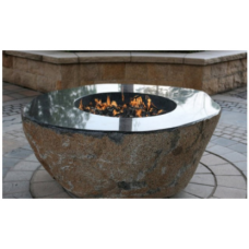 Elementi Large Granite Outdoor Firepit Boulder