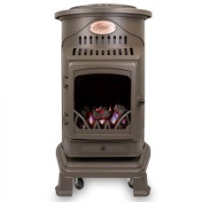 Provence Portable Real Flame Gas Heater - Honey Brown