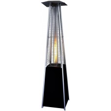 Lifestyle Tahiti II Real Flame Patio Heater in Black