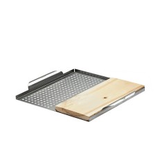 Napoleon Stainless Steel Multifuntional GrillTopper with Plank 70026